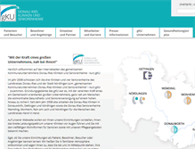 Tablet Screenshot of donkliniken.de
